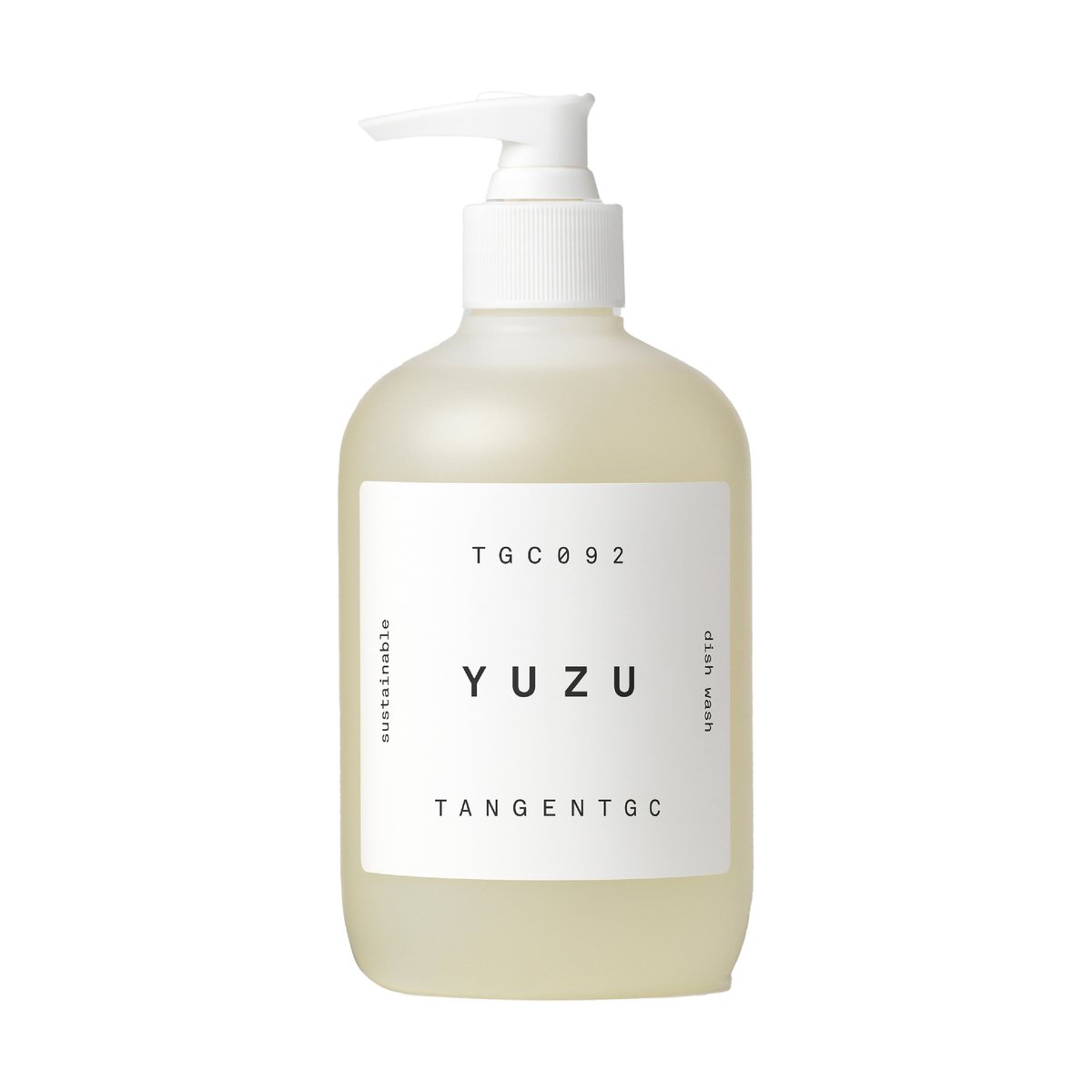 Tangent Liquide vaisselle Yuzu 350 ml | Design Scandinave | Pompes à savon & porte savons | Blanc