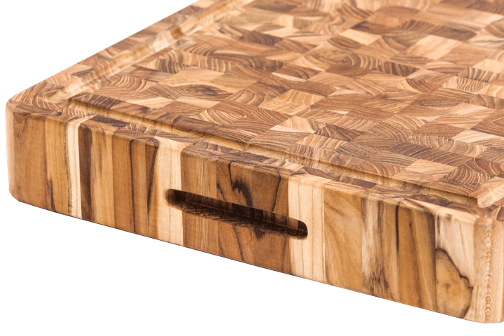 Planche à découper Butcher Block Carving 313, Extra épais Teakhaus