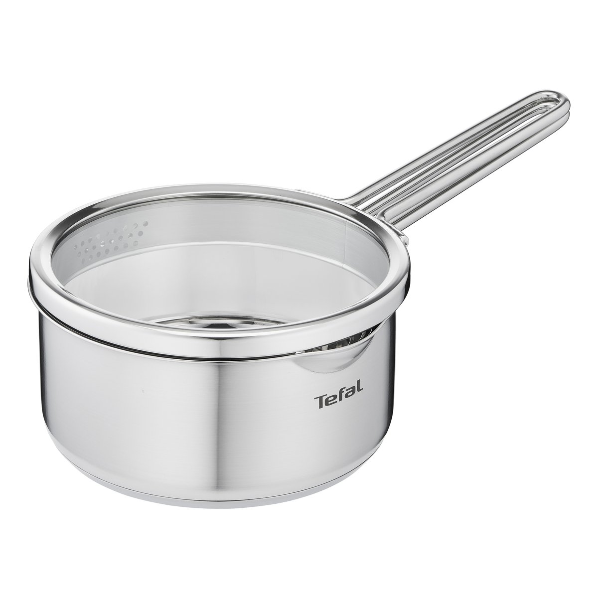Tefal Casserole Nordica acier inoxydable 1,5 L | Design Scandinave | Casseroles | Argenté