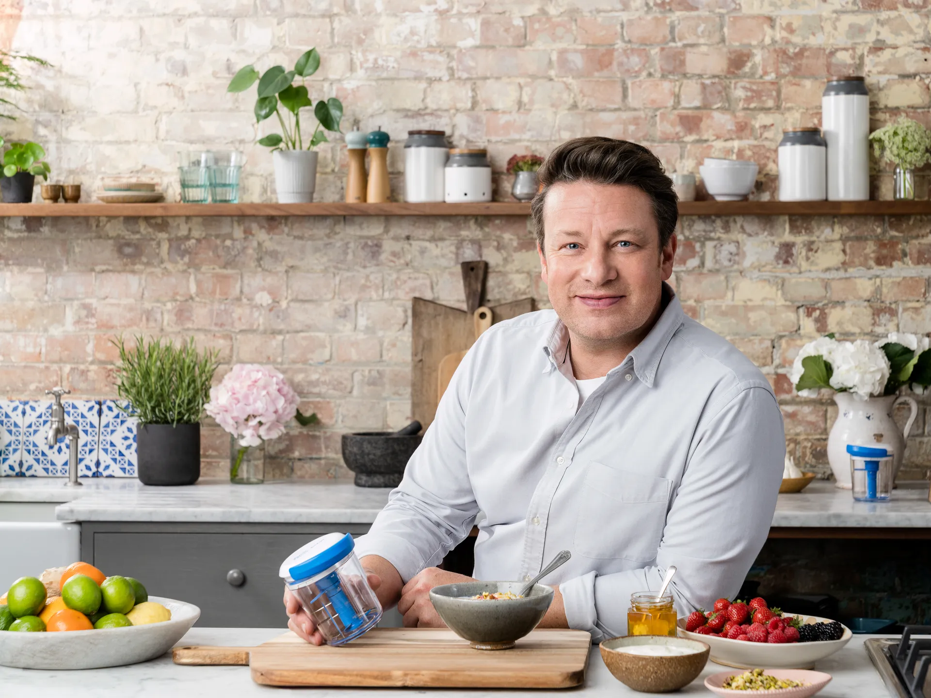 Chop & Shaker Jamie Oliver, Bleu Tefal