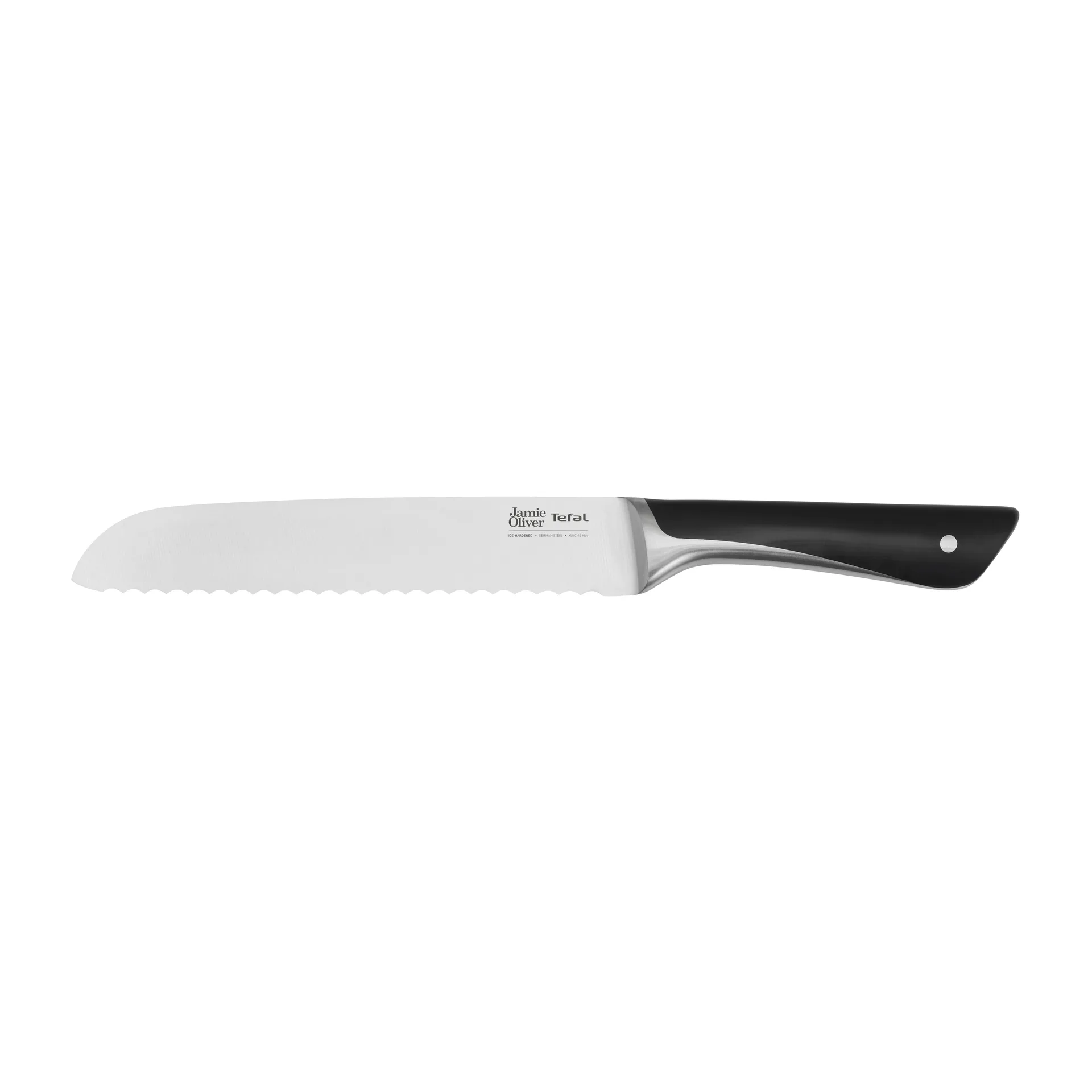Couteau à pain Jamie Oliver 20 cm, Acier inoxydable Tefal