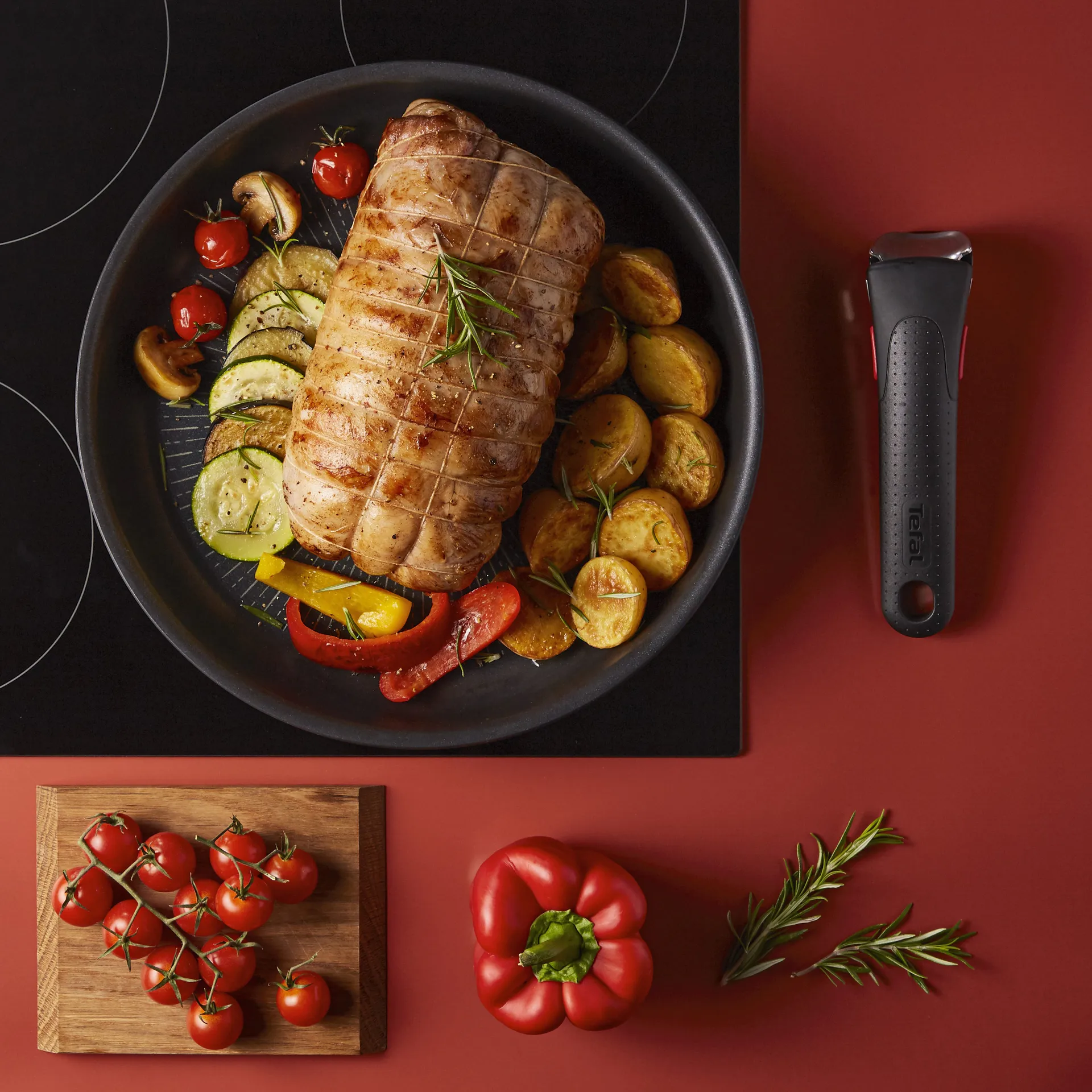 Ingenio Unlimited set de poêles 3 pièces, Noir Tefal