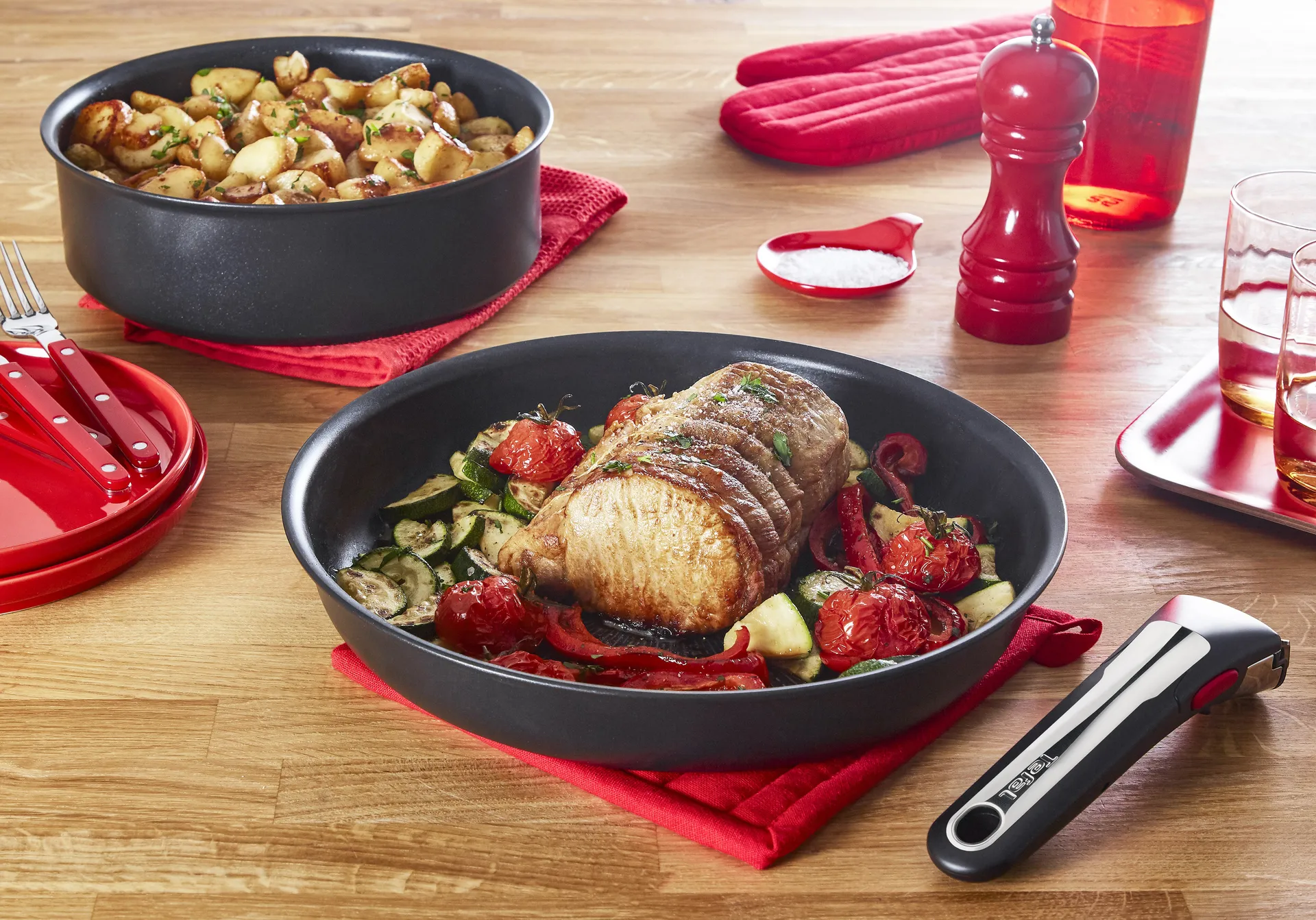 Lot de poêles à frire et de casseroles Ingenio Unlimited ON, 13 pièces Tefal