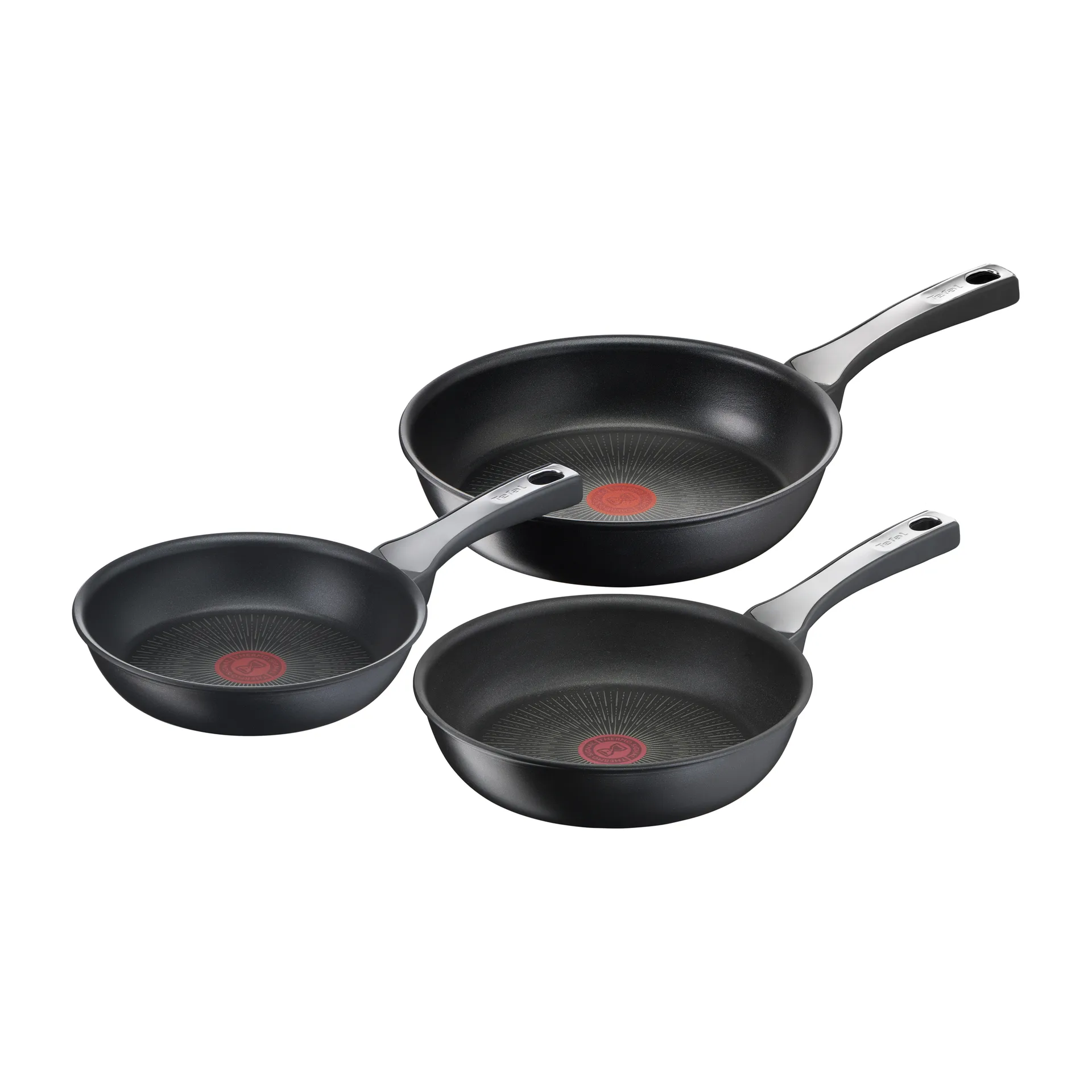 Lot de poêles à frire Unlimited ON, 3 pièces Tefal