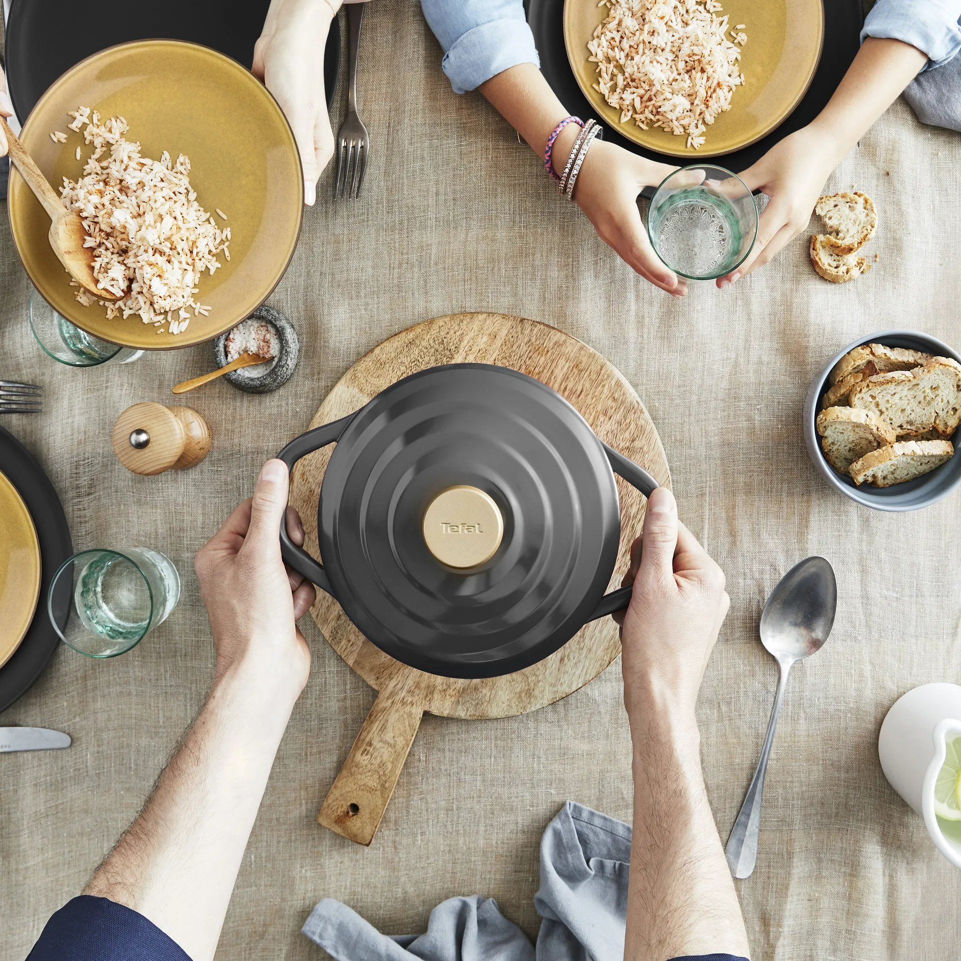 Plat Air 3,1 l, Gris Tefal