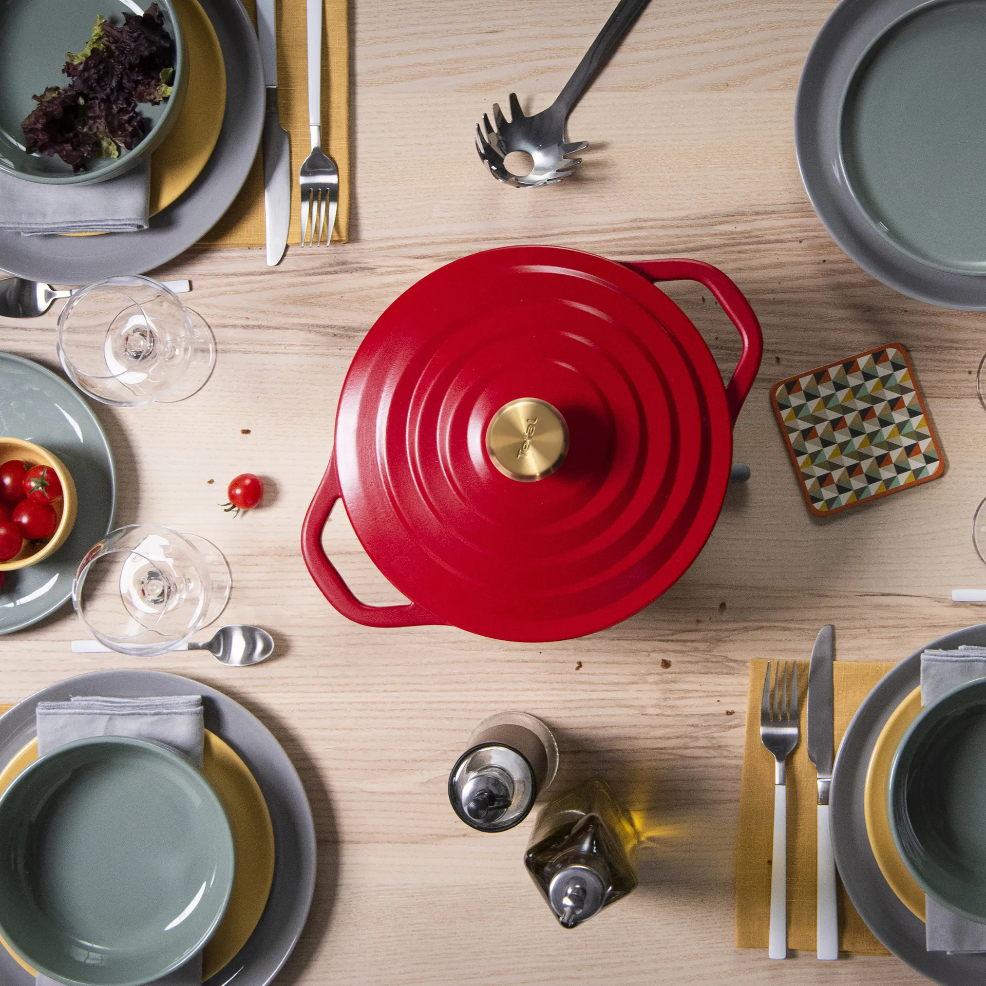 Plat Air 3,1 l, Rouge Tefal