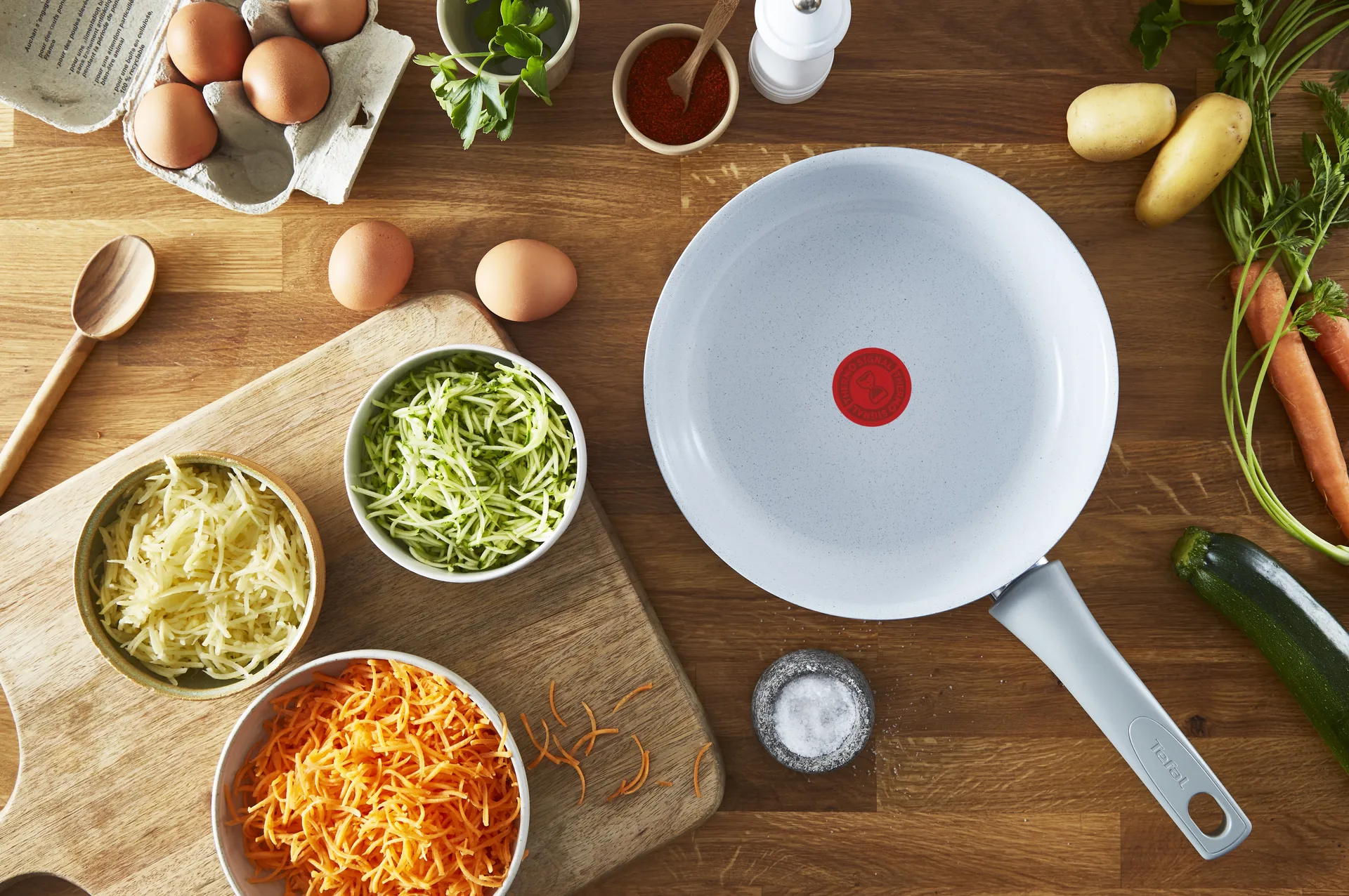 Poêle à frire Natural chef, gris, 28 cm Tefal