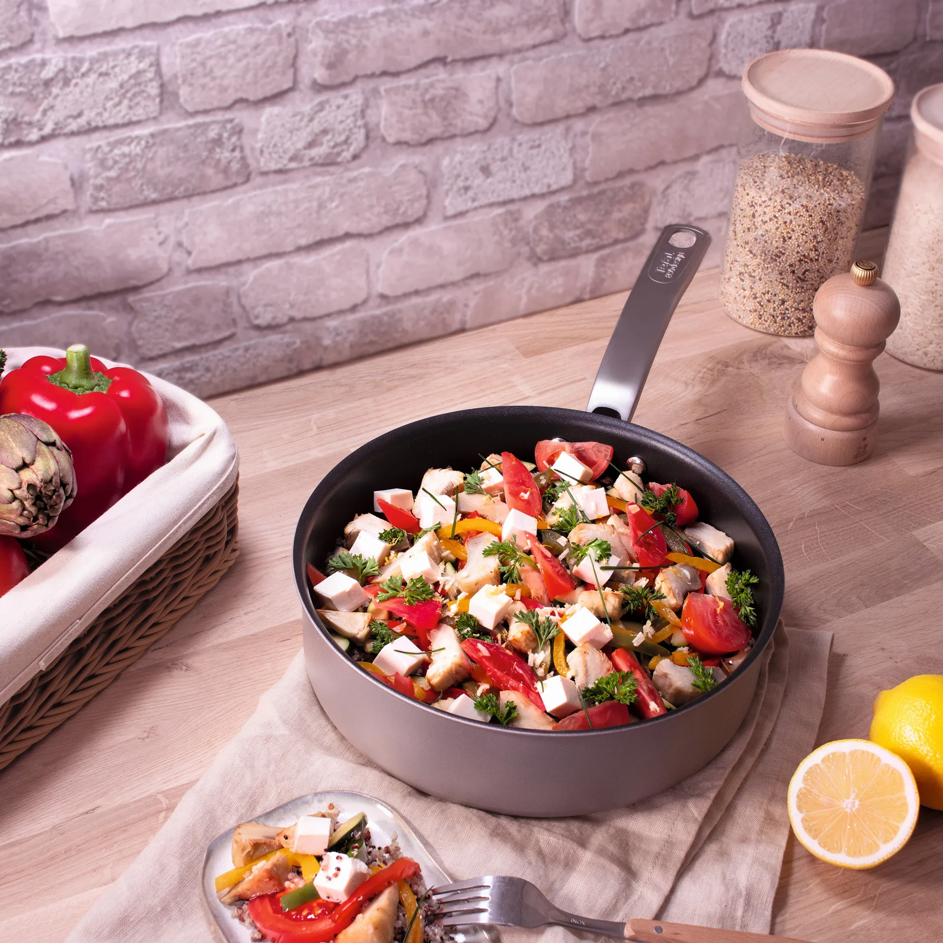 Sauteuse à couvercle Impact, Ø24 cm Tefal