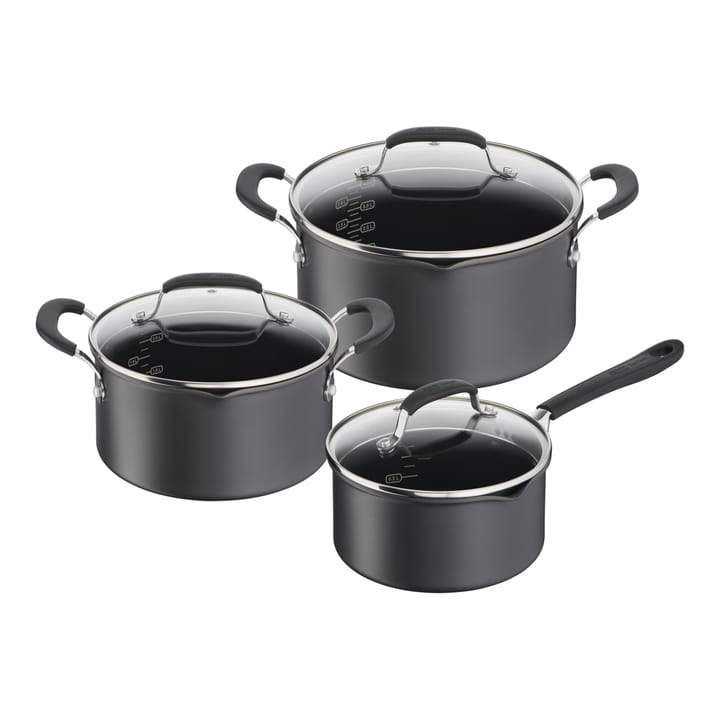 Set de casseroles Jamie Oliver Quick & Easy 6 Pièces - Hard anodised aluminium - Tefal