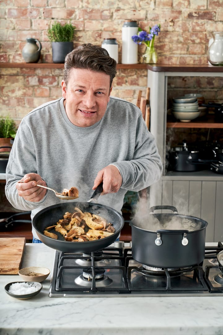 Wok Jamie Oliver Quick & Easy hard anodised - 30 cm - Tefal