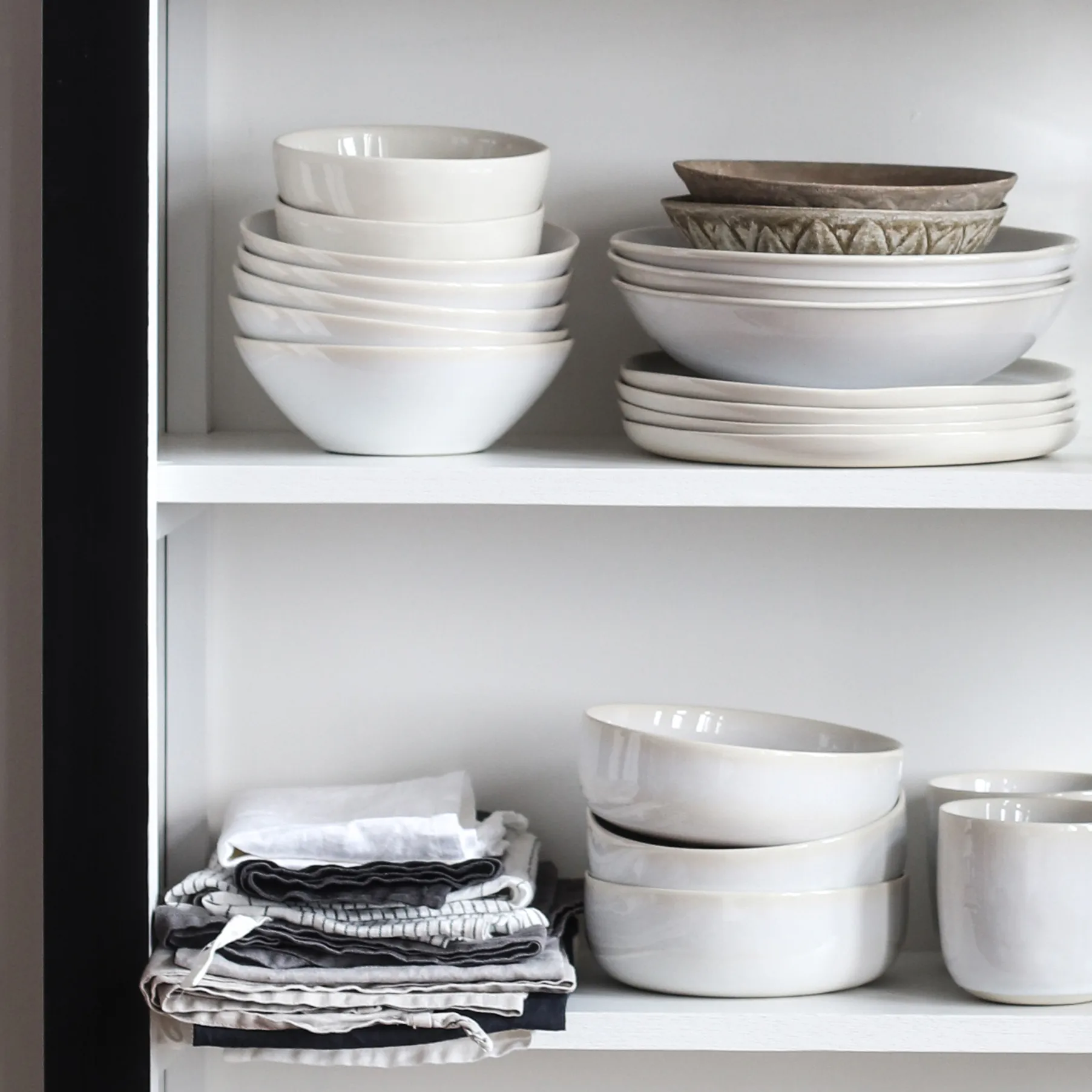 Assiette creuse Vince Ø22,5cm, Blanc Tell Me More