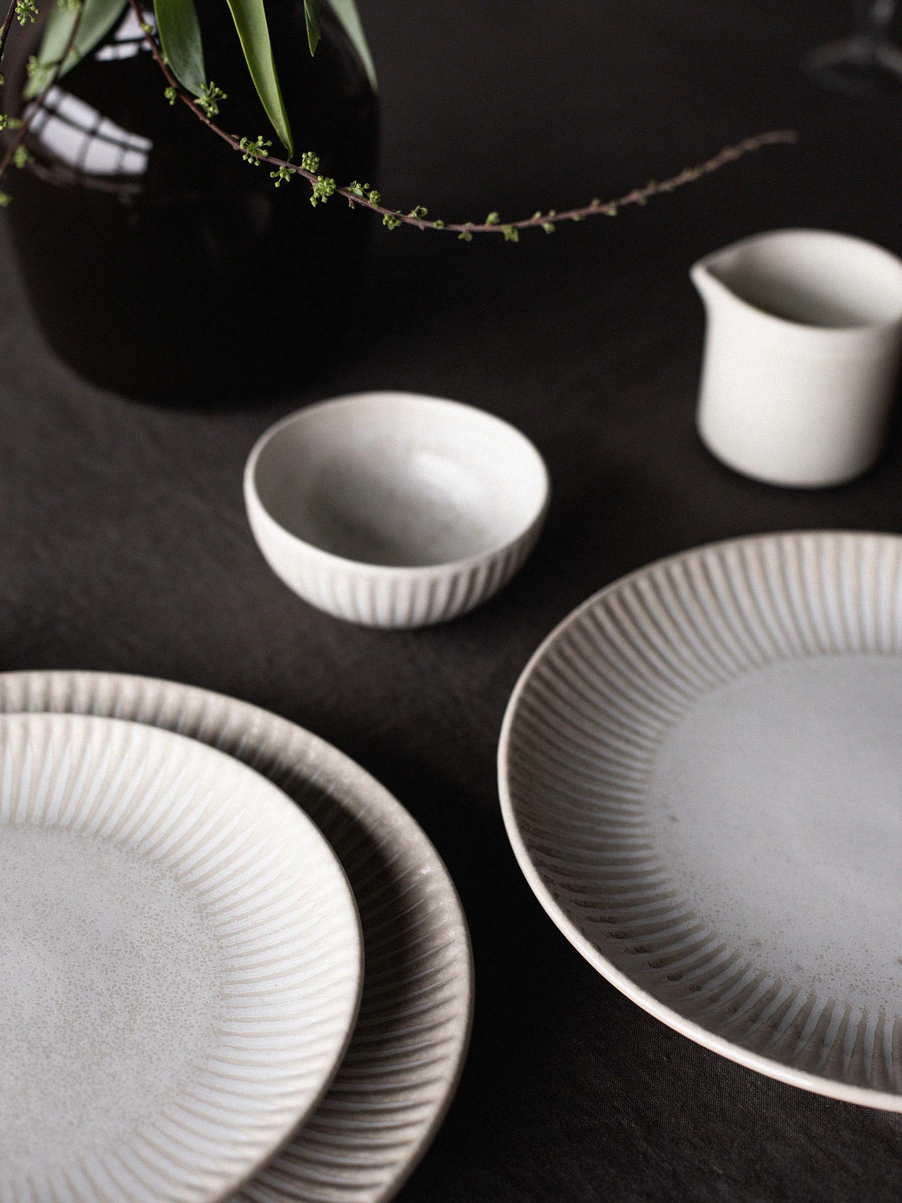 Assiette Granada Ø22 cm, Crème-beige Tell Me More