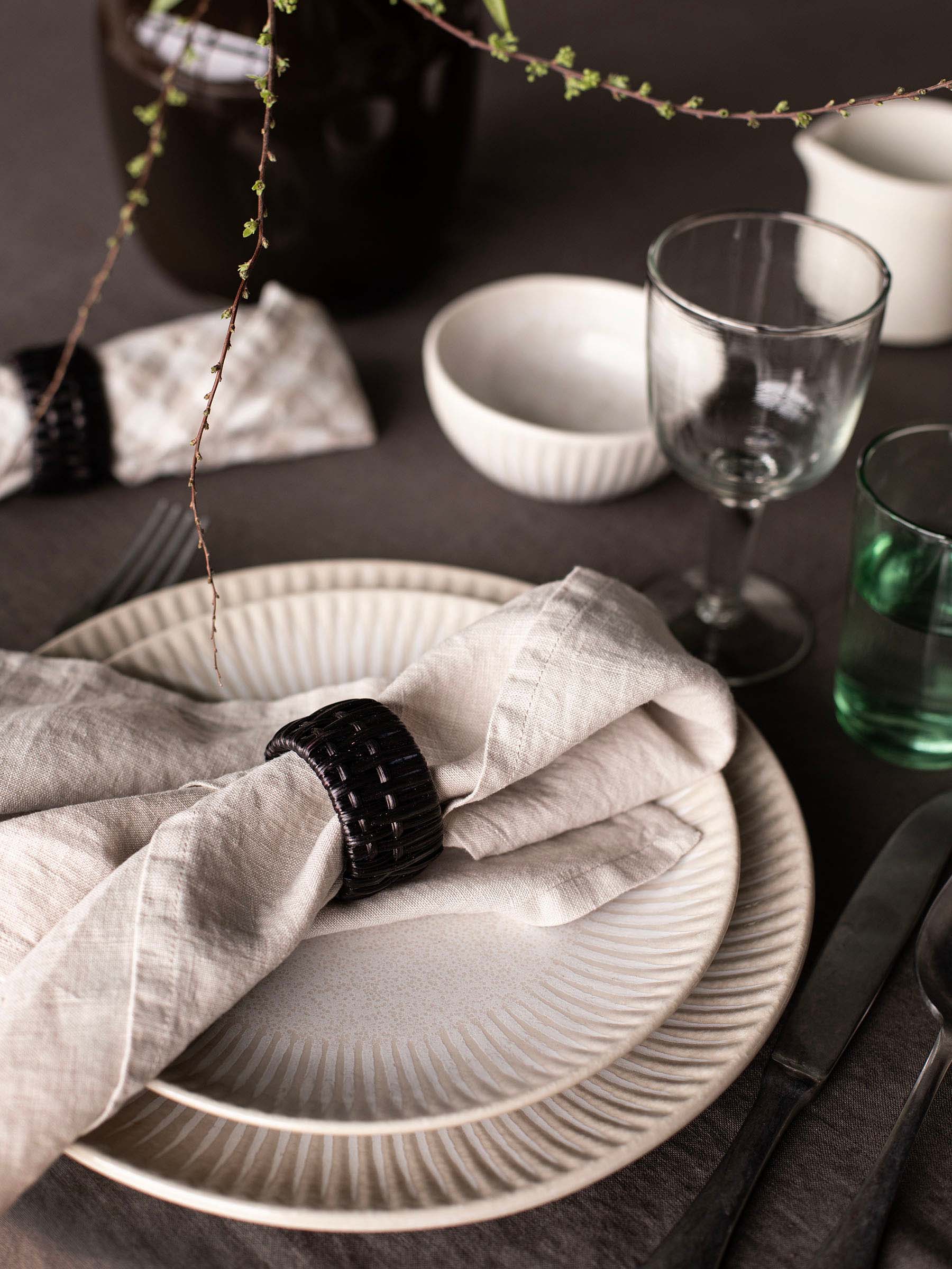 Assiette Granada Ø26,5 cm, Crème-beige Tell Me More