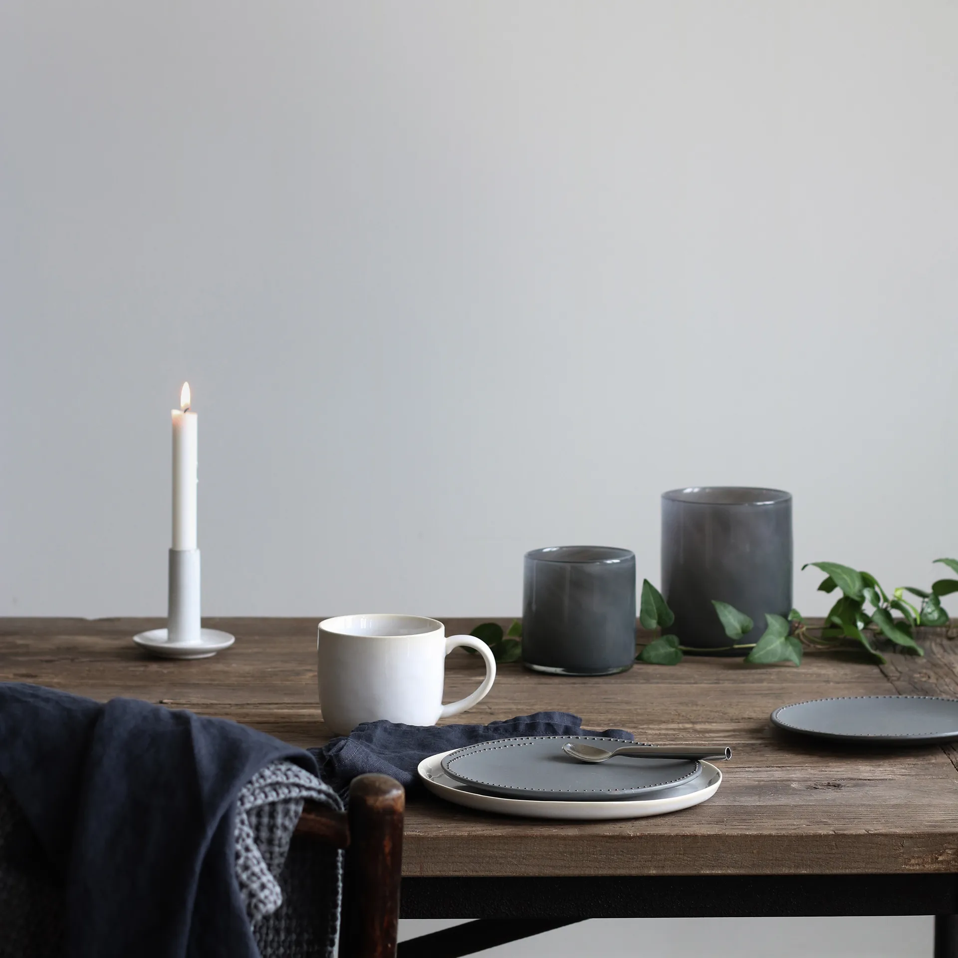 Assiette Vince 22cm, Blanc Tell Me More