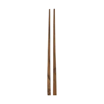 Baguettes Teak, 1 set - Marron - Tell Me More
