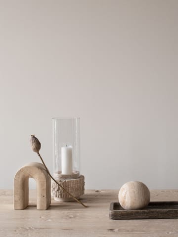 Balles de décoration en travertin - Ø10 cm - Tell Me More