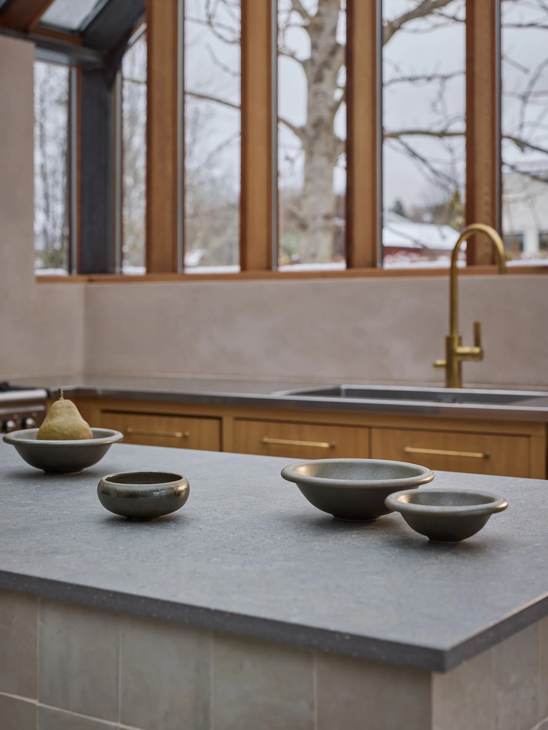 Bol Elba, Green brown, Ø18 cm Tell Me More