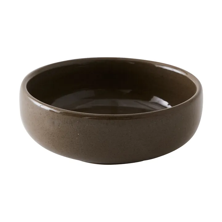 Bol Elio - Dark brown, Ø14x5 cm - Tell Me More