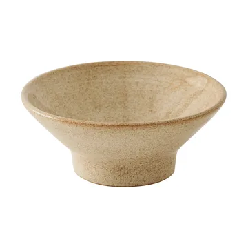 Bol sur pied Elio - Beige speckled, Ø14,5x6 cm - Tell Me More