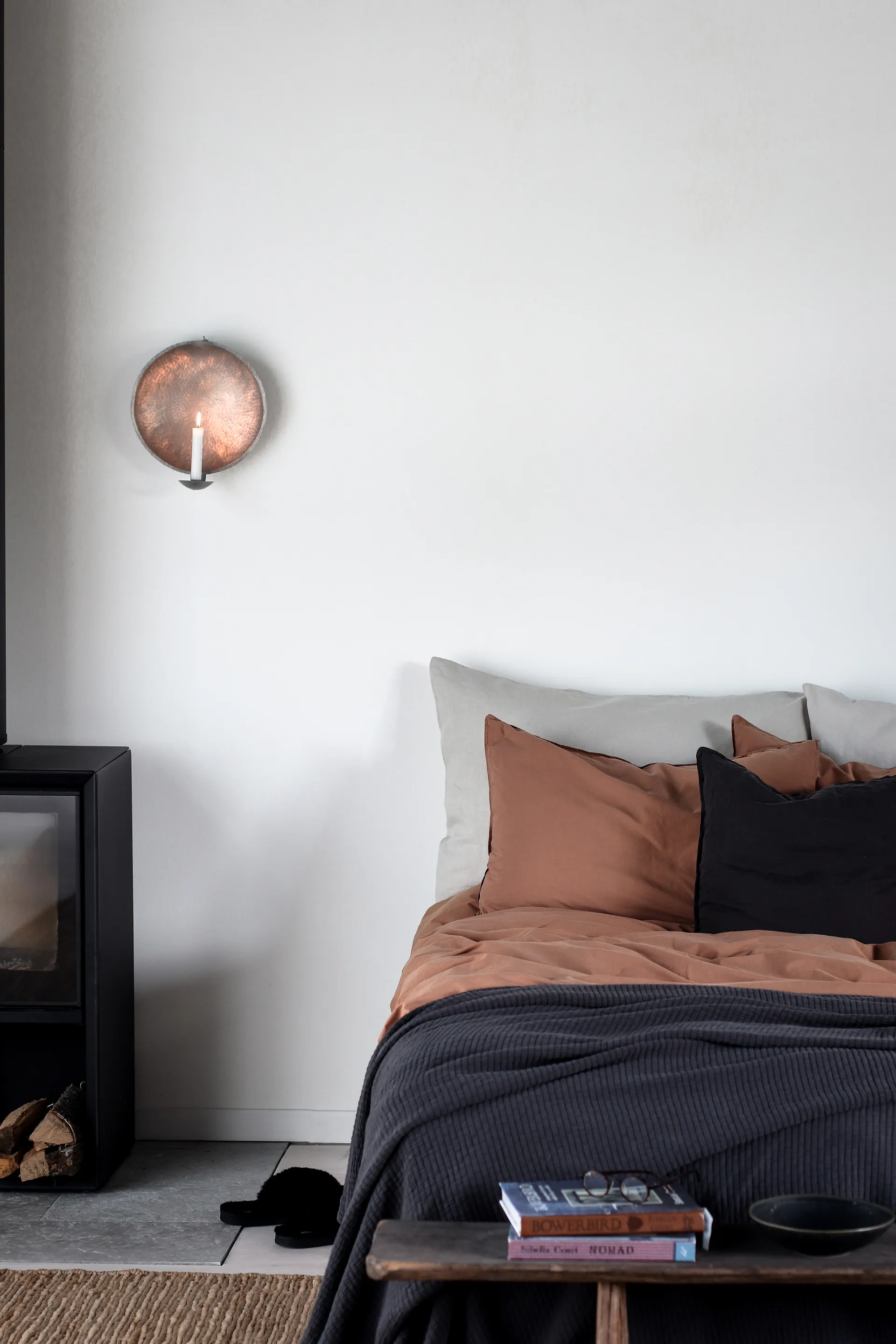 Couvre-lit Brick 180x260 cm, Charcoal Tell Me More