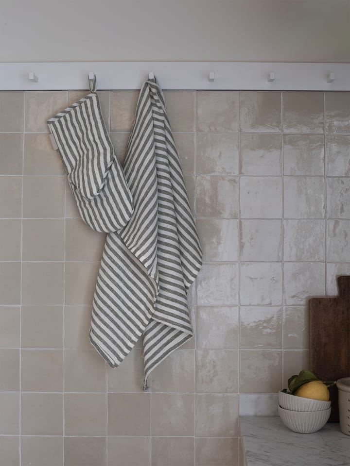 Essuie-mains de cuisine Leon 50x70 cm, Herbe de mer Tell Me More