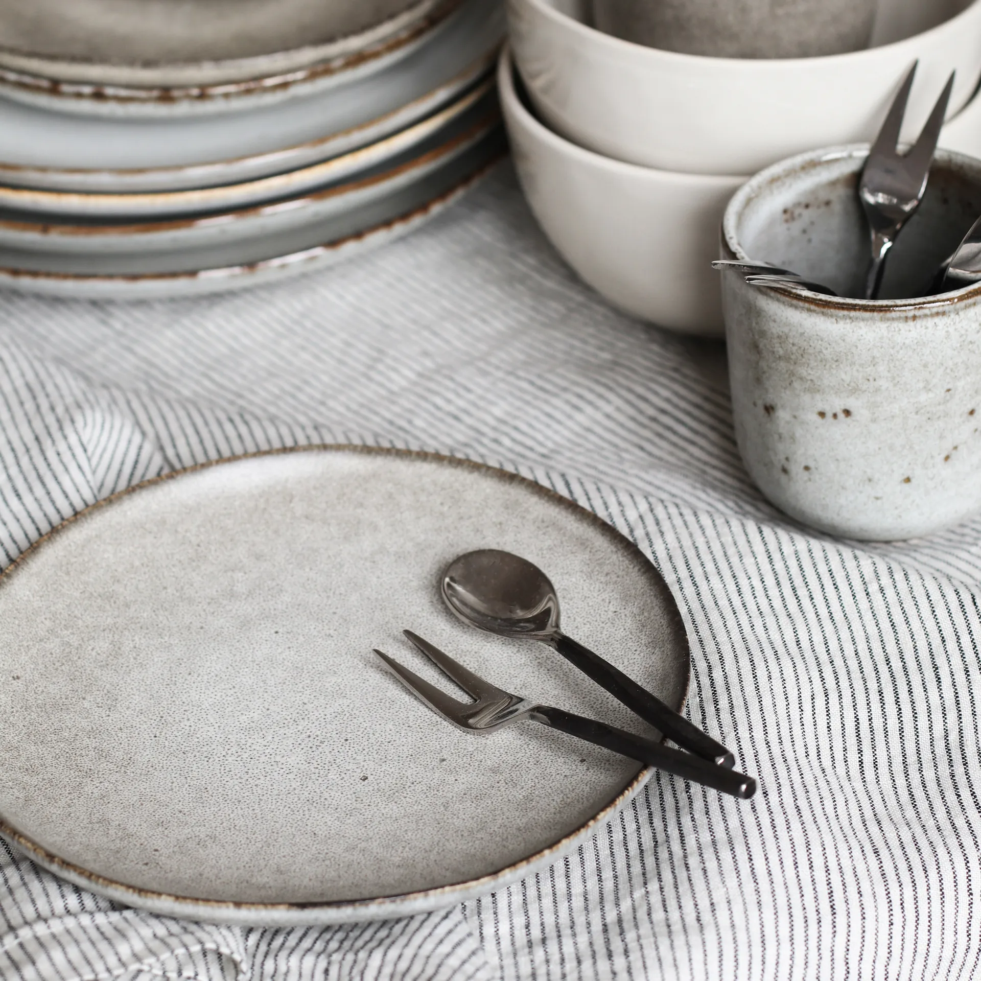 Fourchette à tapas Steel, Acier non poli Tell Me More