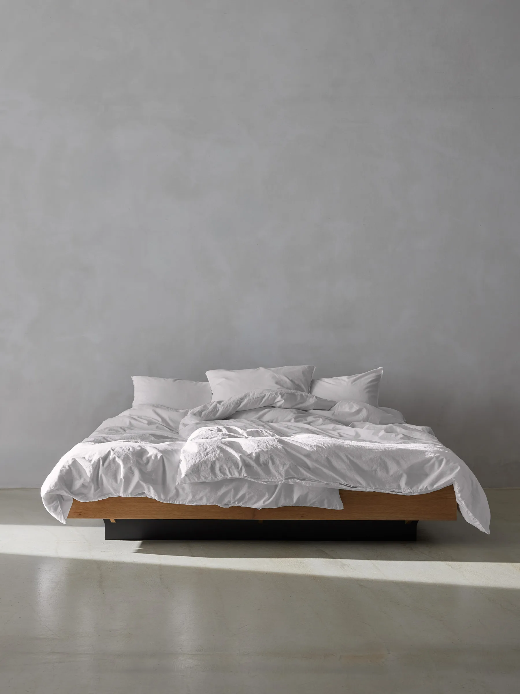 Housse de couette Tell Me More en coton, Blanc, 220x220 cm Tell Me More