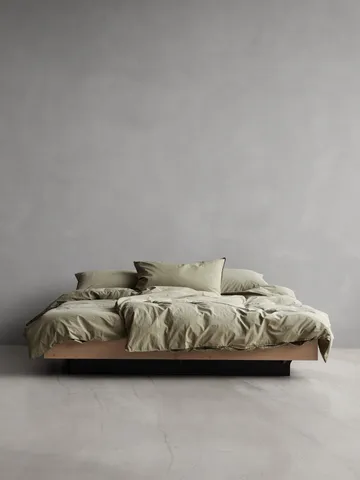 Housse de couette Tell Me More en coton - Olive, 240x220 cm - Tell Me More