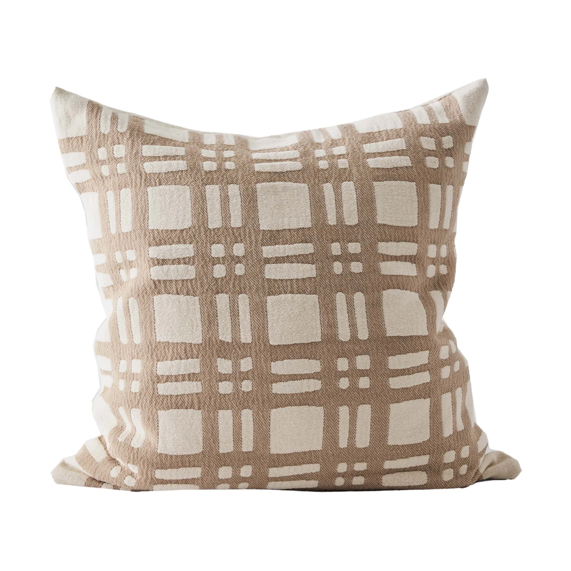 Housse de coussin Camille 50x50 cm, Beige Tell Me More