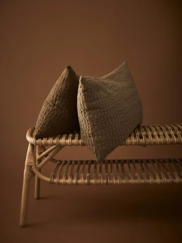 Housse de coussin Claire - Marron, 40x60 cm - Tell Me More