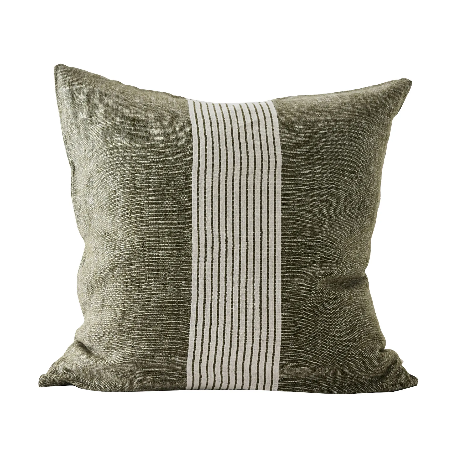 Housse de coussin Colette, Green stripe, 50x50 cm Tell Me More