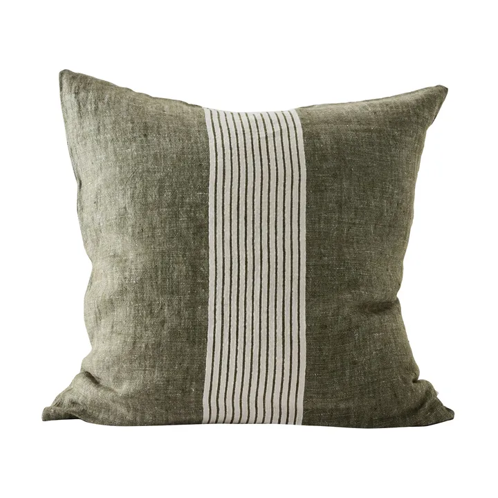 Housse de coussin Colette - Green stripe, 50x50 cm - Tell Me More