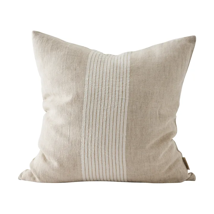 Housse de coussin Colette - Natural stripe, 50x50 cm - Tell Me More