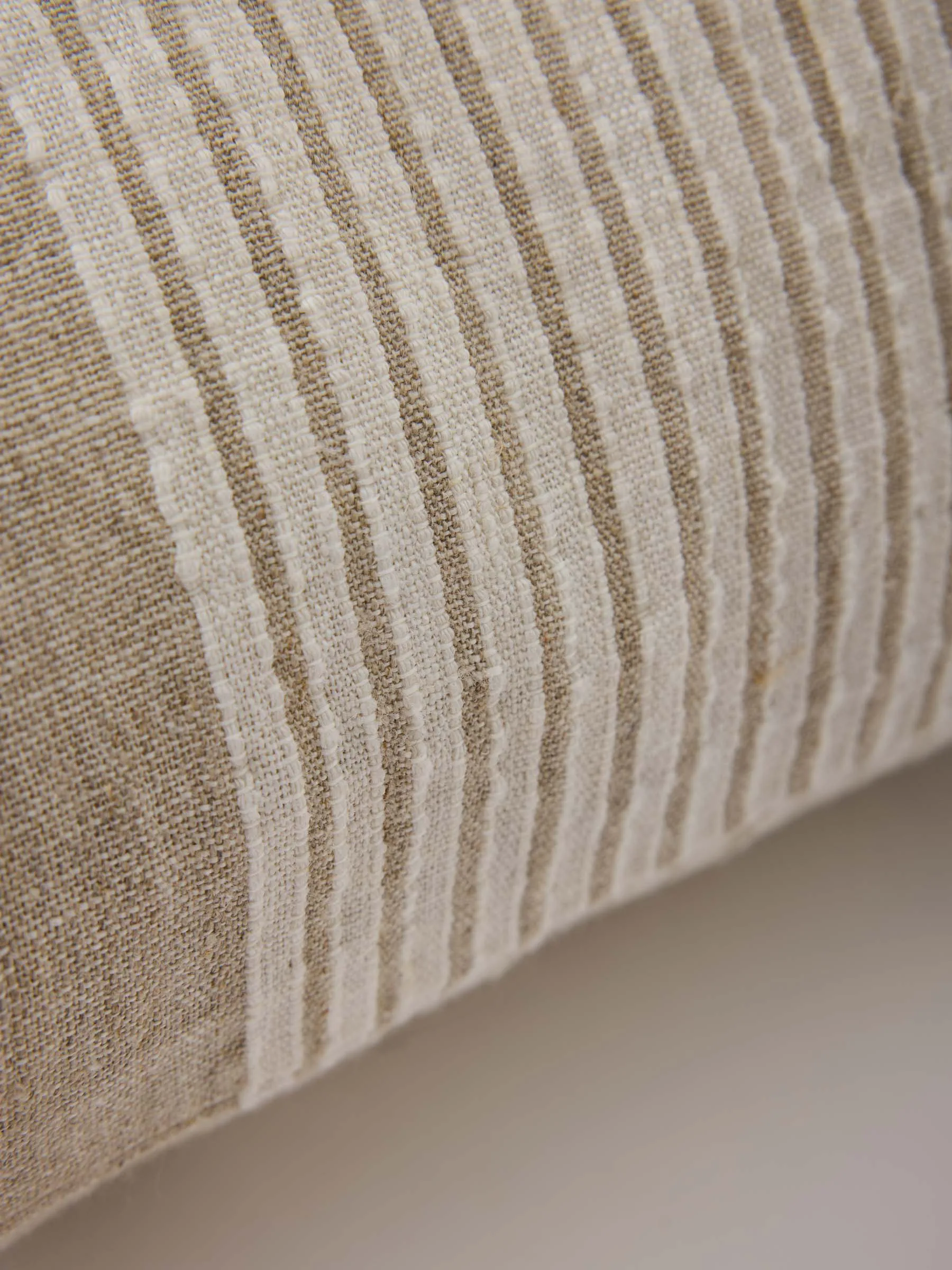 Housse de coussin Colette, Natural stripe, 50x50 cm Tell Me More