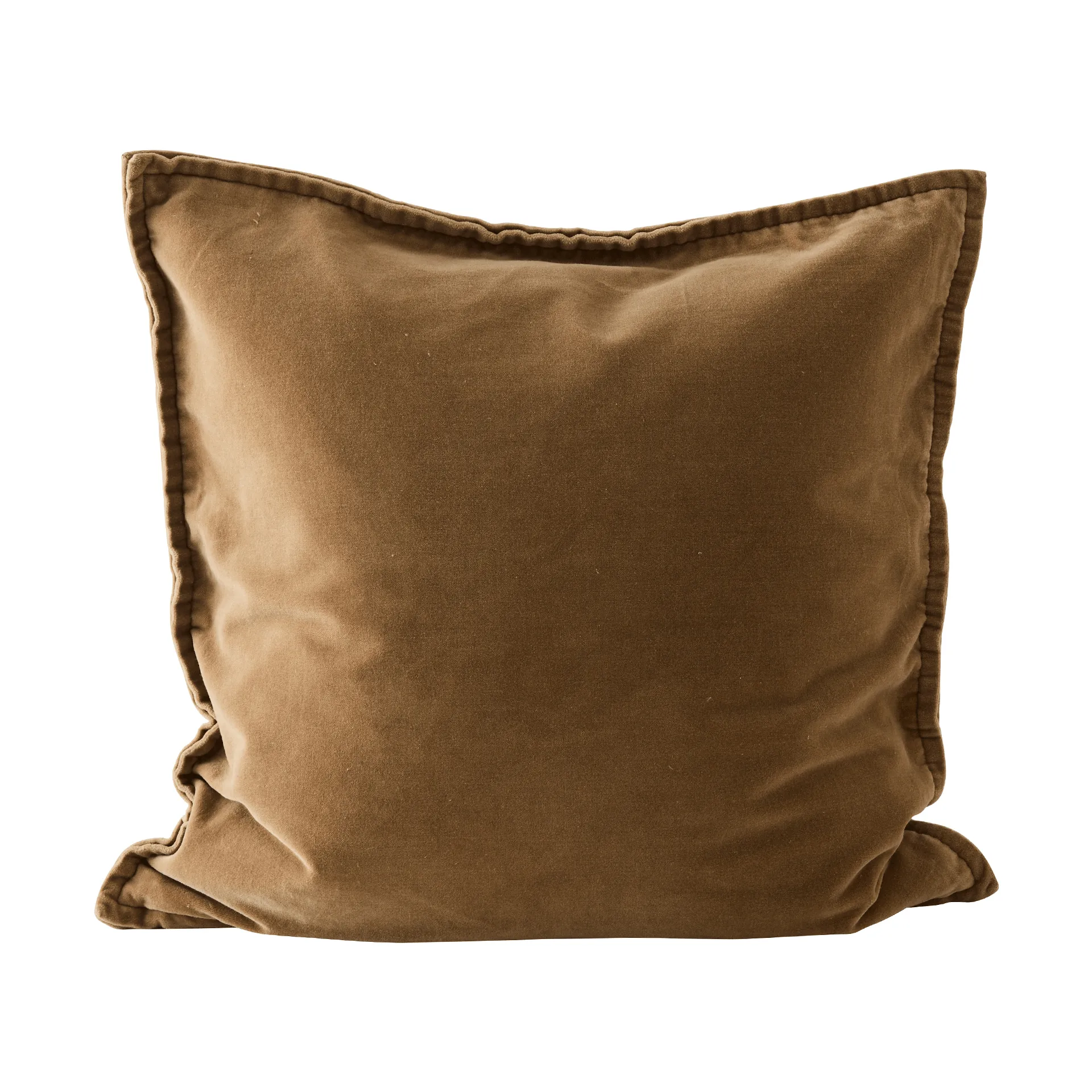 Housse de coussin Gabrielle, Brun, 50x50 cm Tell Me More
