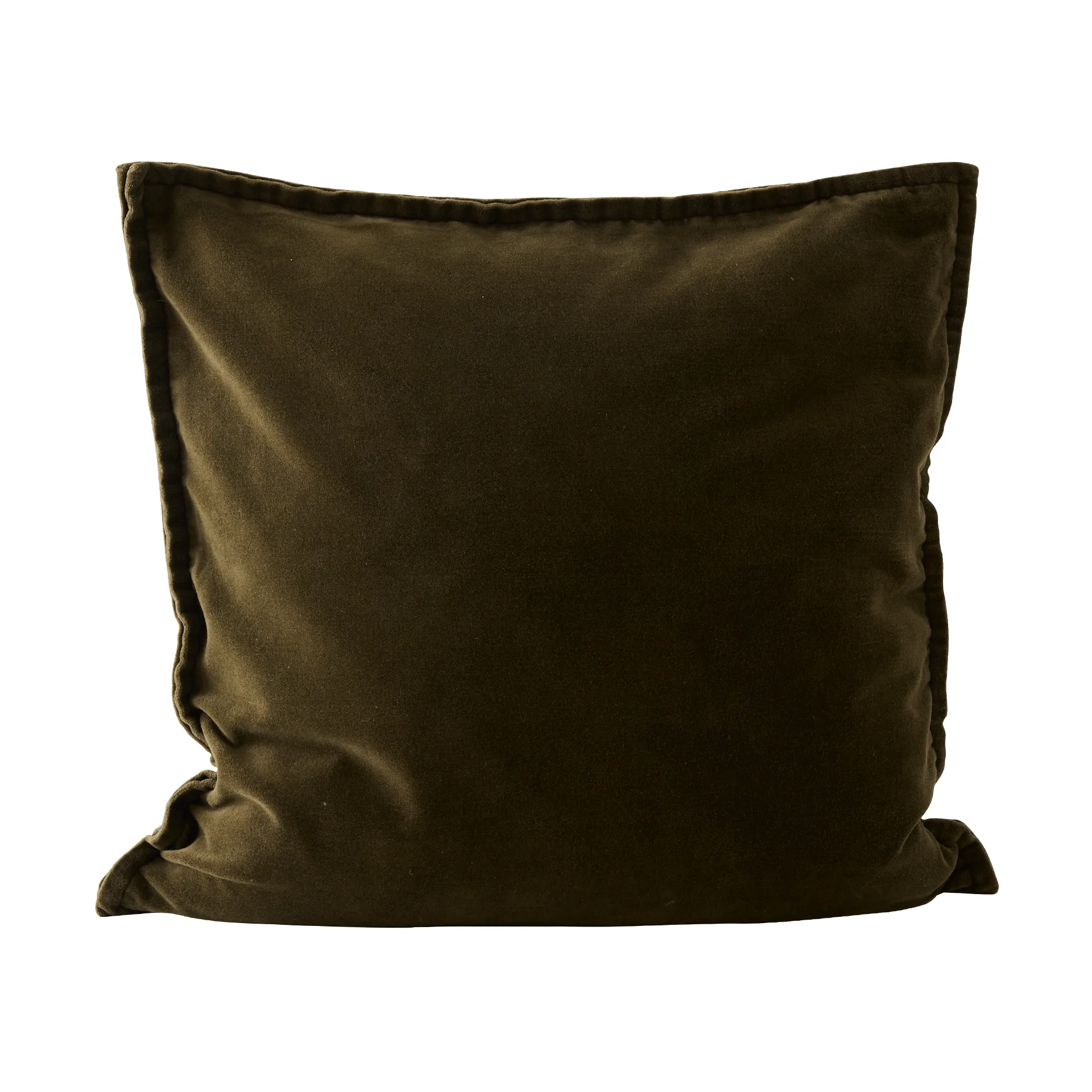Housse de coussin Gabrielle, Vert, 50x50 cm Tell Me More