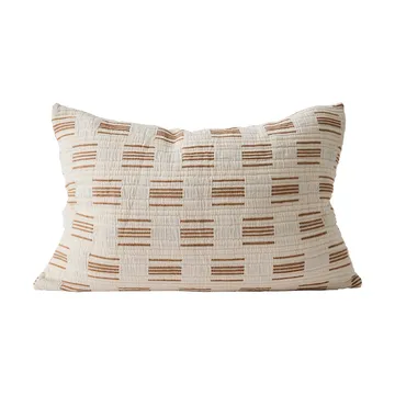 Housse de coussin Julien 40x60 cm - Off-white-rouge-brun - Tell Me More