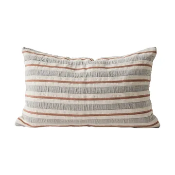Housse de coussin Malva 40x60 cm - Gris-rouge rouille - Tell Me More