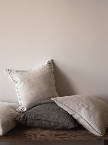 Housse de coussin Theo 50x50 cm - Noir - Tell Me More