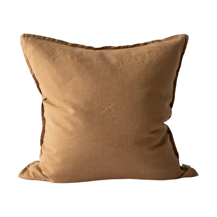 Housse de coussin Washed linen 50x50cm - Noisette - Tell Me More