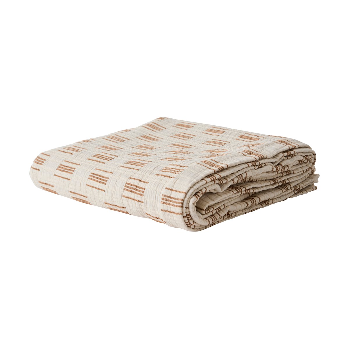 Tell Me More Housse de lit Julien 180x260 cm Off-white-rouge-brun