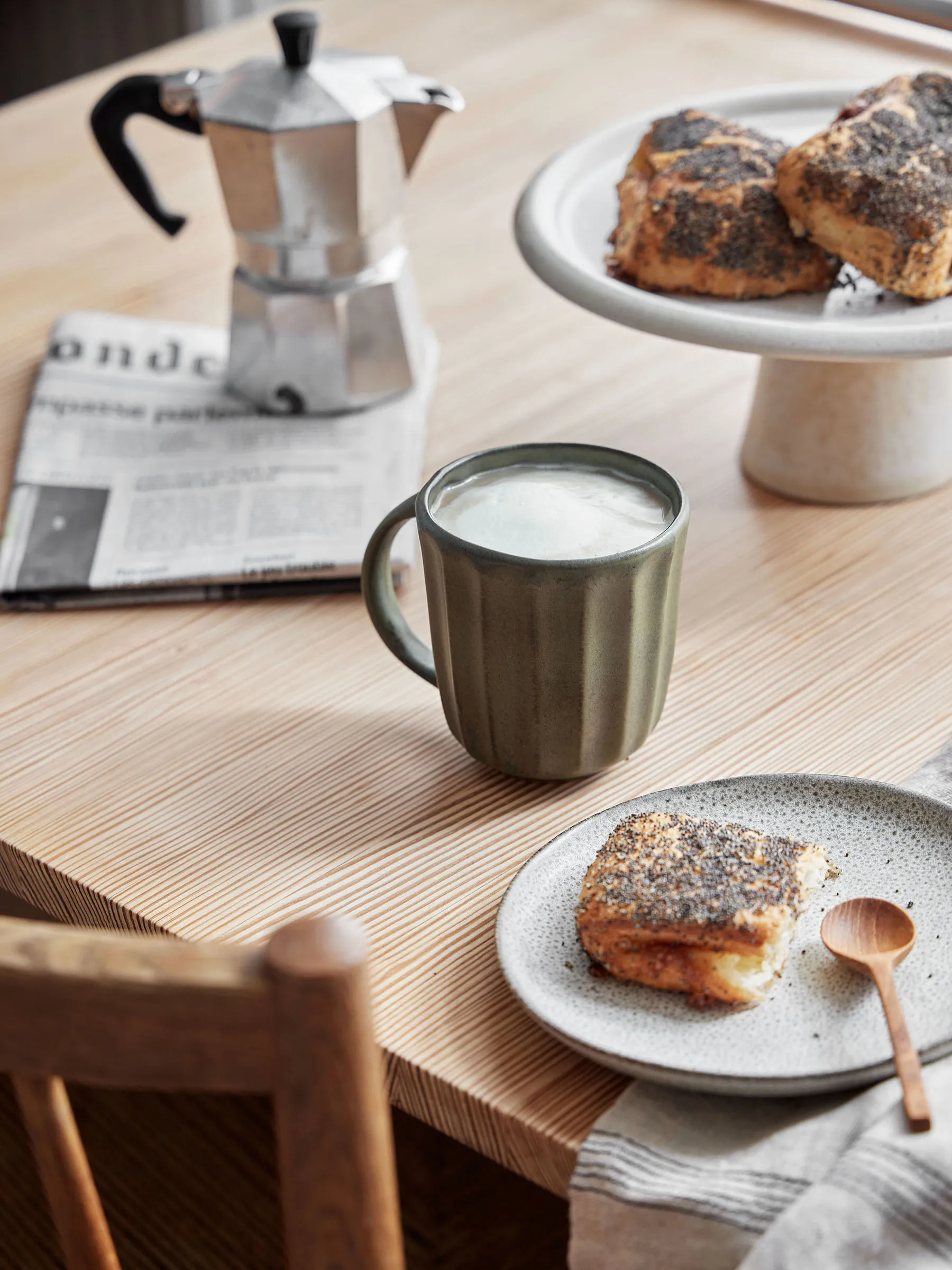 Mug Elba, Green brown, 35 cl Tell Me More