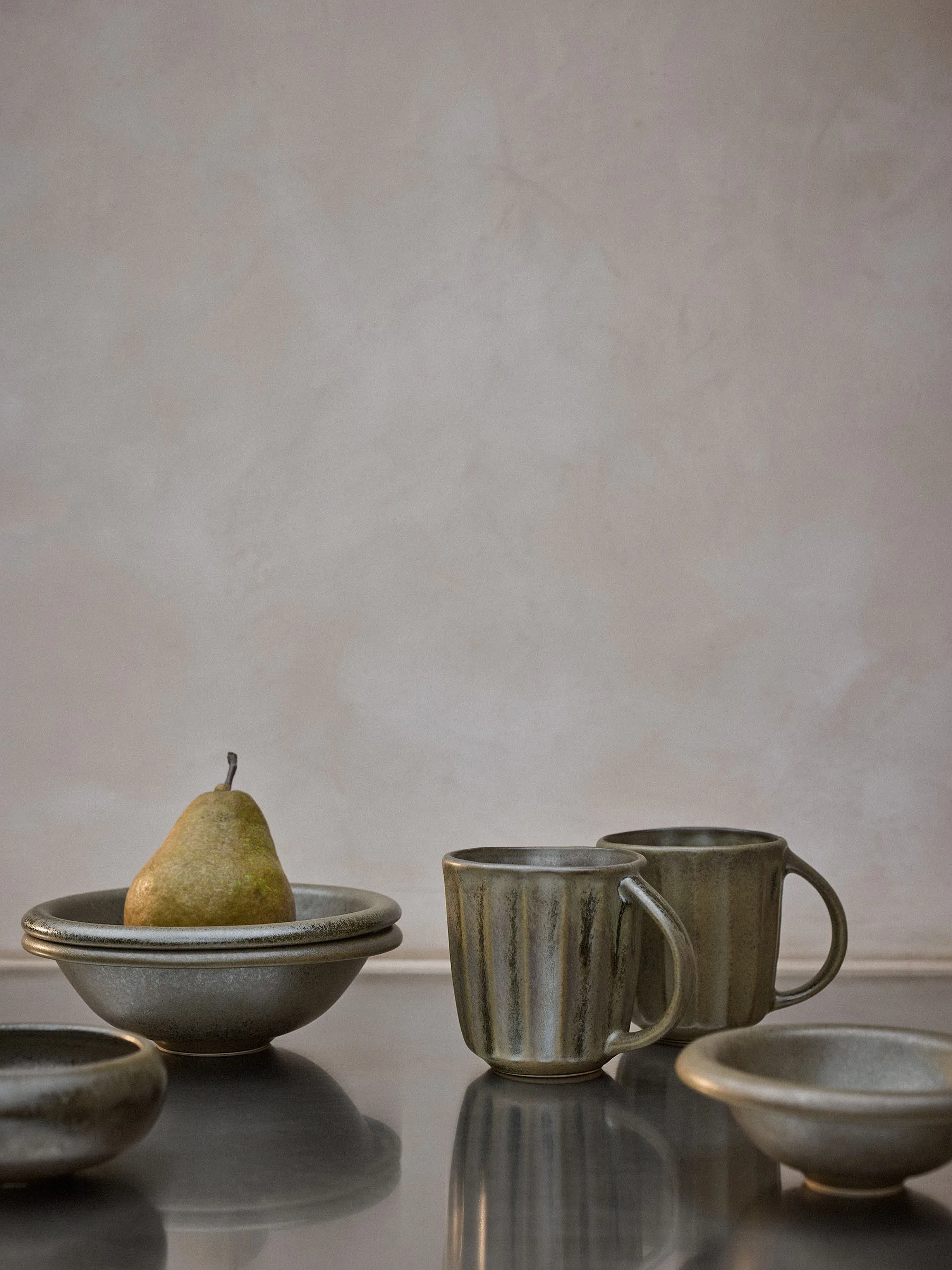 Mug Elba, Green brown, 35 cl Tell Me More