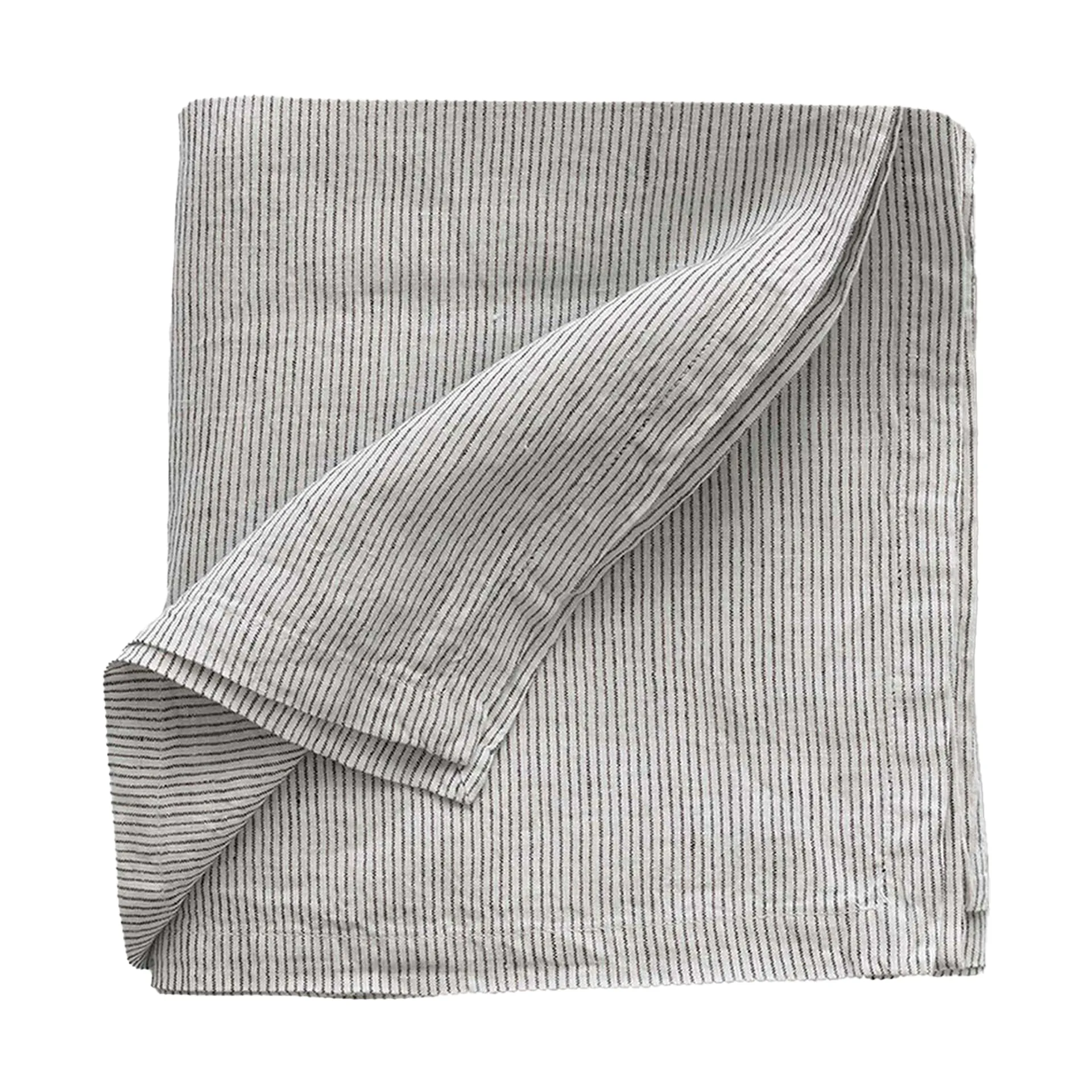 Nappe en lin 175x175 cm, Pinstripe Tell Me More