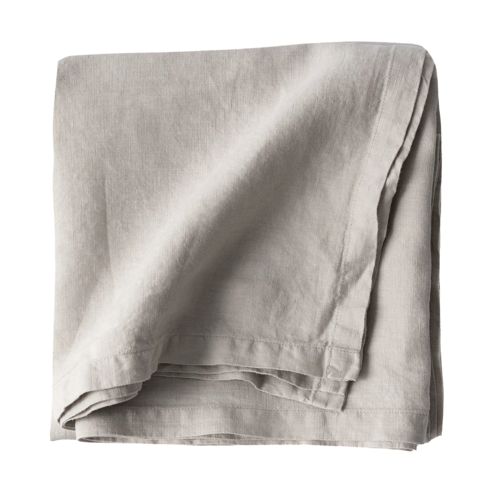 Nappe en lin 175x175 cm, Warm Grey Tell Me More
