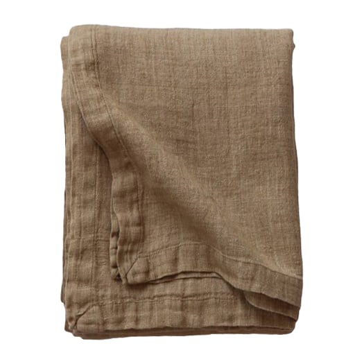 Tell Me More Nappe en lin Marion 145x330 cm Pampas | Design Scandinave | Nappes | Marron