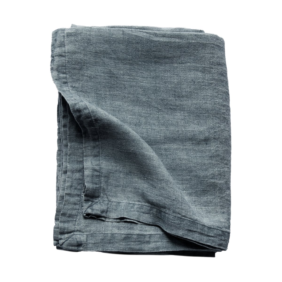 Tell Me More Nappe Marion en lin 145x145 cm Ocean