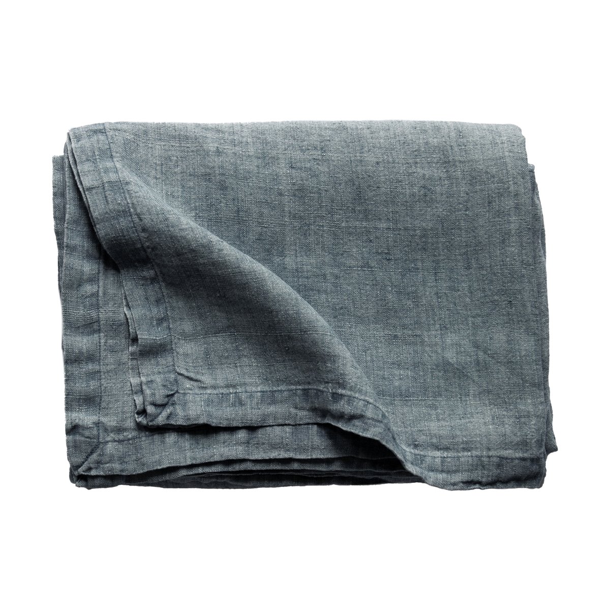 Tell Me More Nappe Marion en lin 175x175 cm Ocean | Design Scandinave | Nappes | Bleu