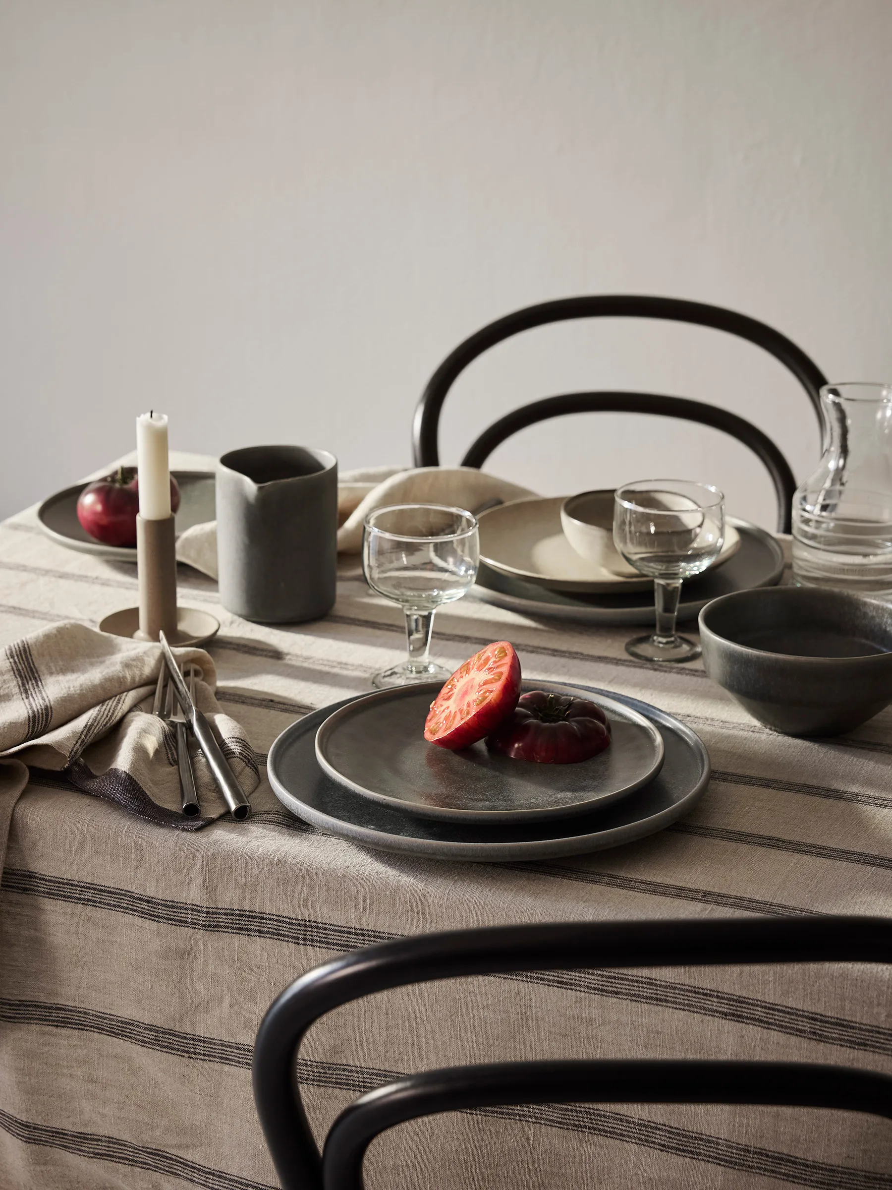 Nappe Thea 145x330 cm, Denim stripe Tell Me More