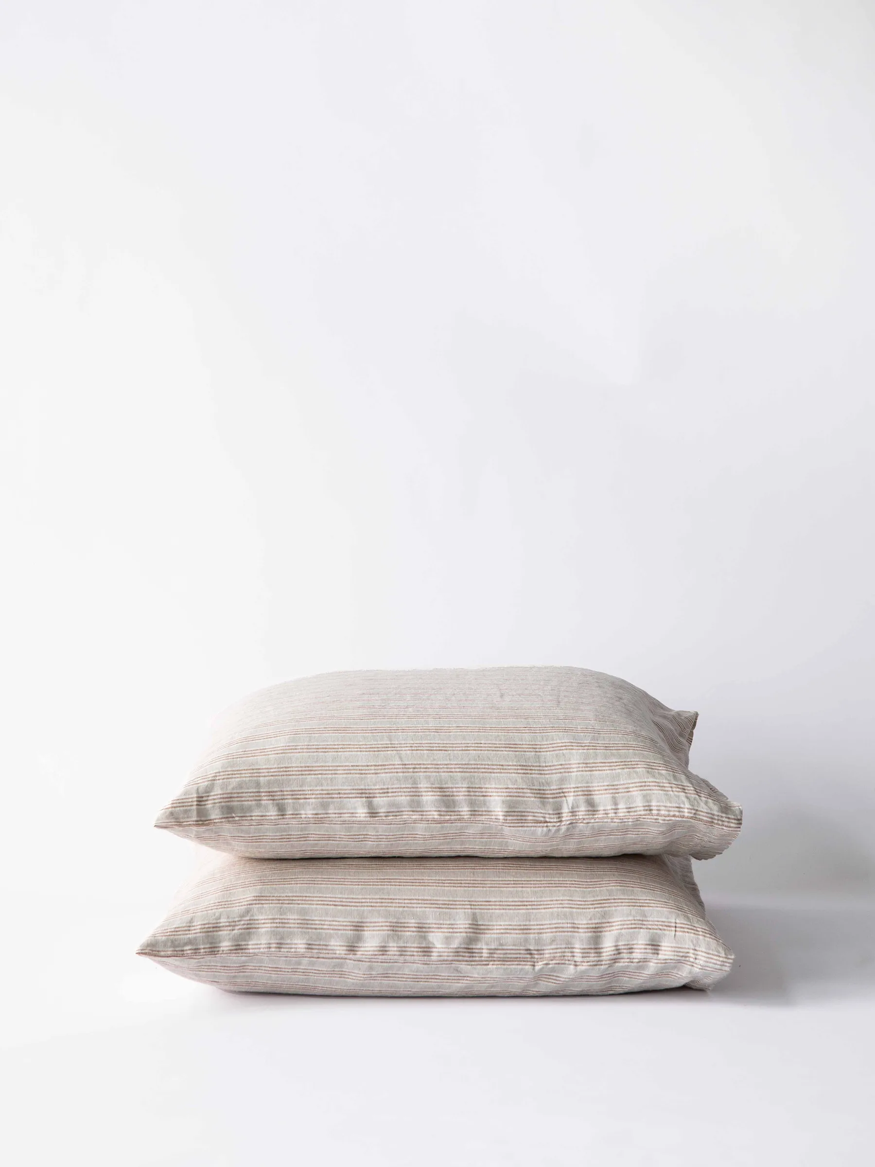 Oreiller Stonewashed linen 50x60 cm Lot de 2, Rayure de noisette Tell Me More